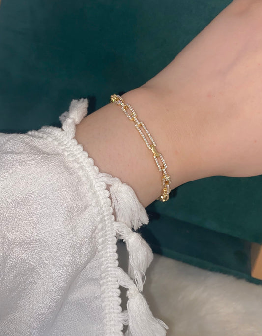 Diamond Link Bracelet