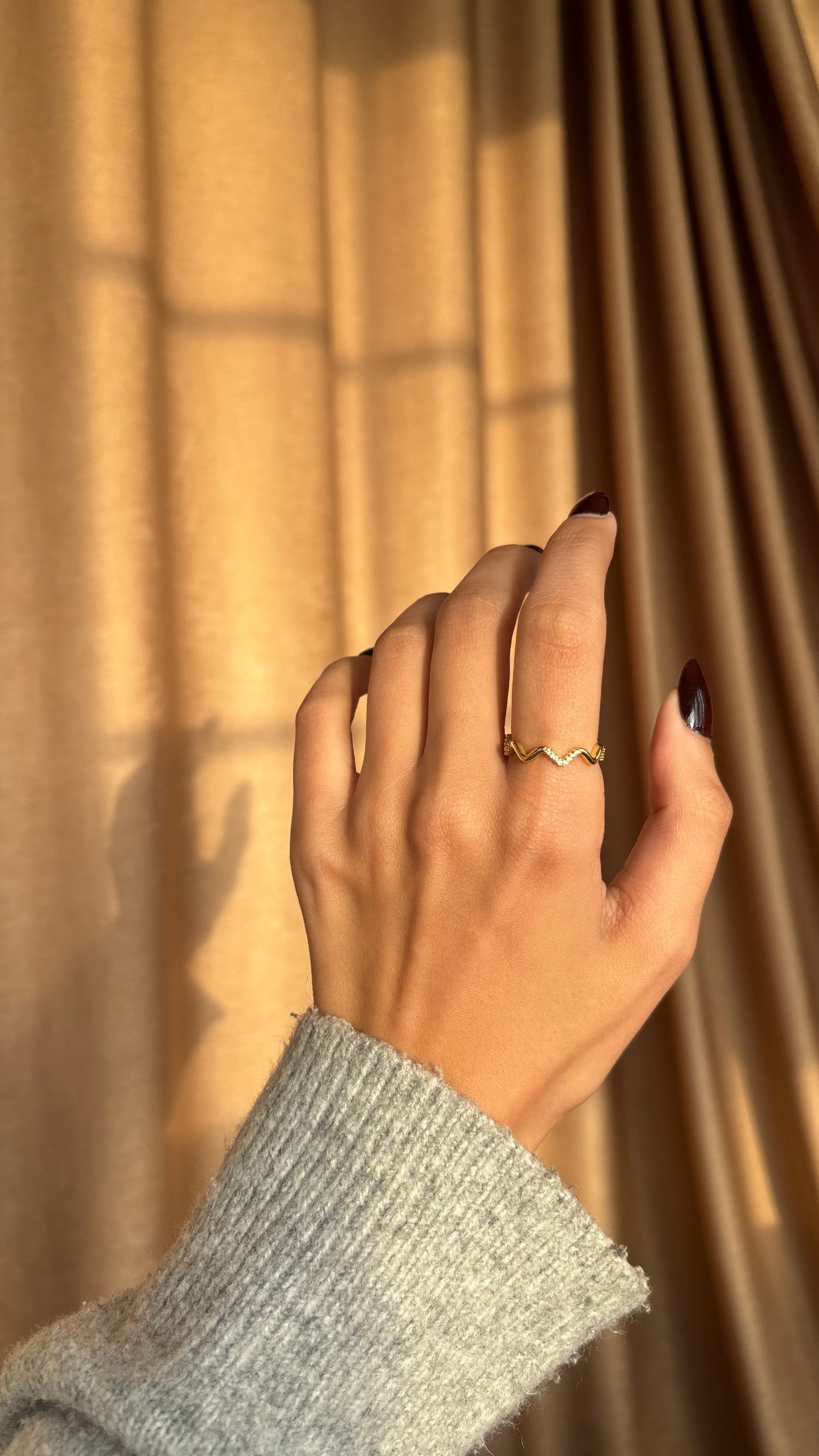 Wave Gold Ring