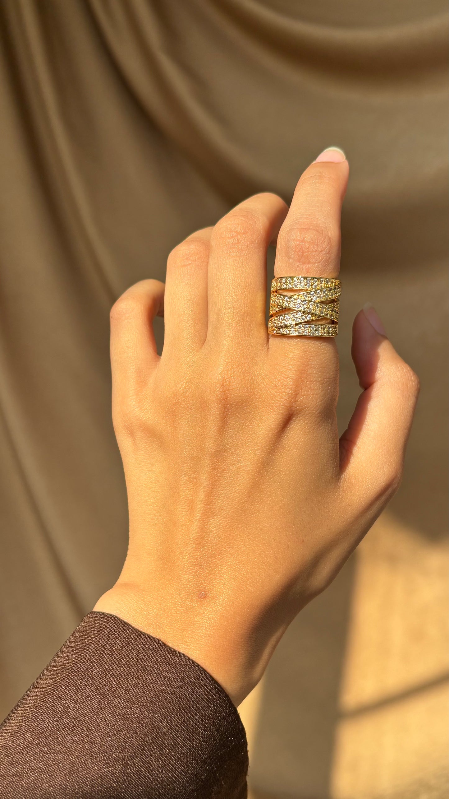 Jade Gold Ring