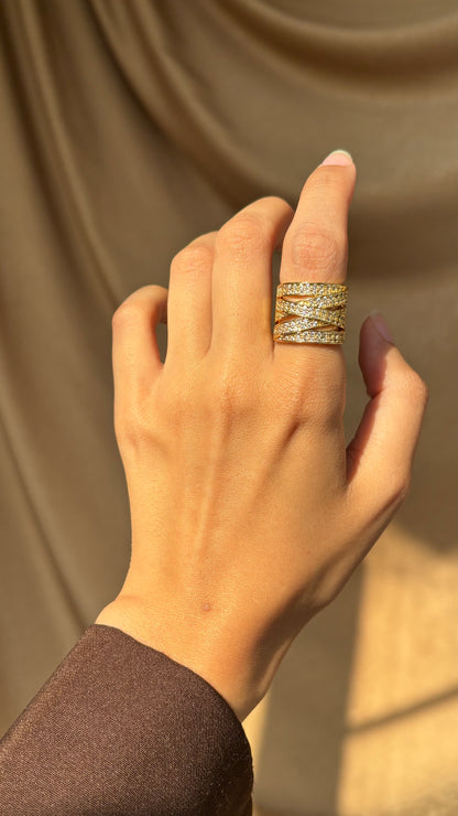 Jade Gold Ring