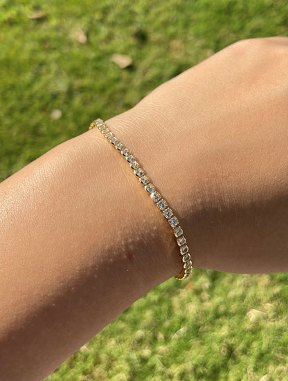 Round Adjustable Tennis Bracelet