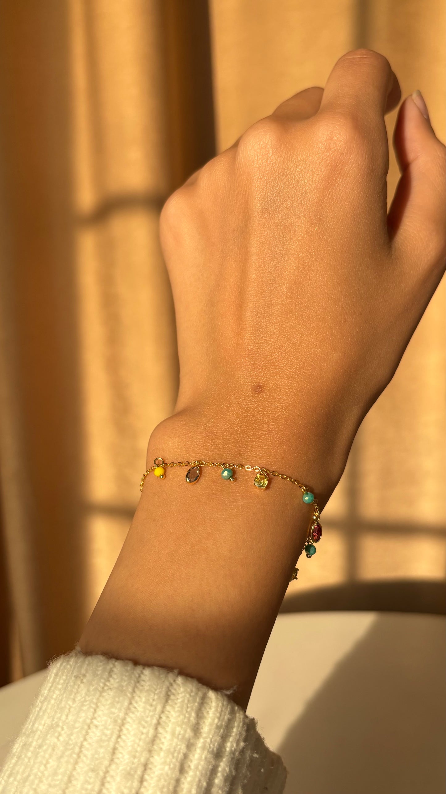 Colored Beaded Bracelet