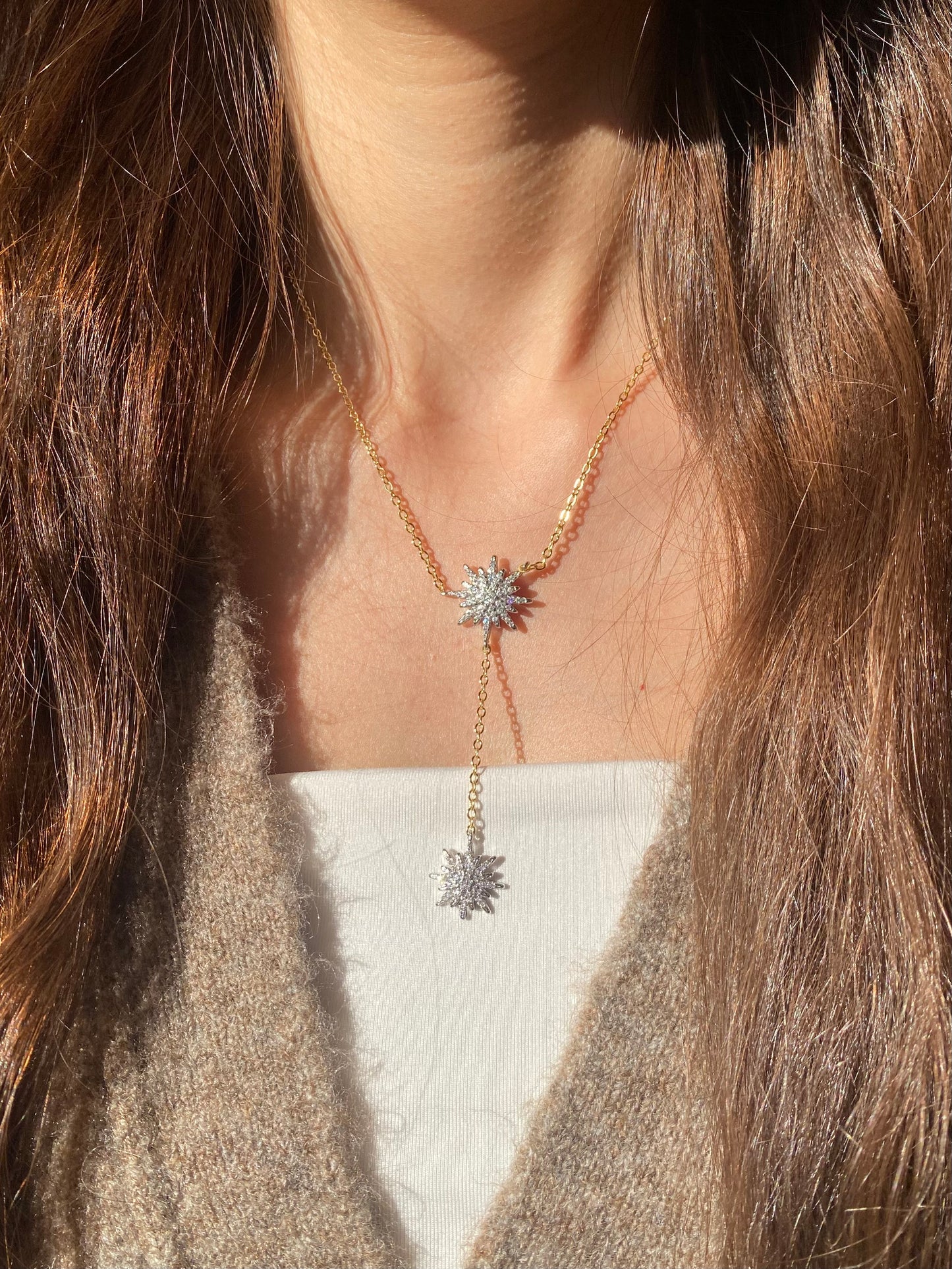 Twin Stars Necklace