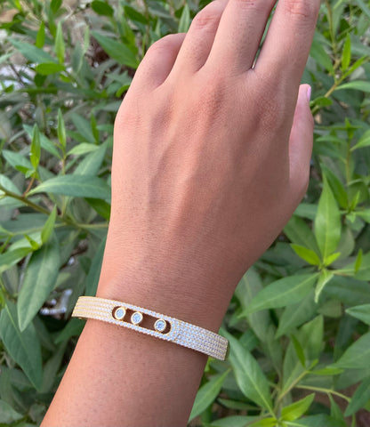 Diamond Move Bangle
