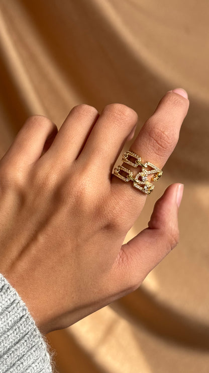 Chain Stack Ring