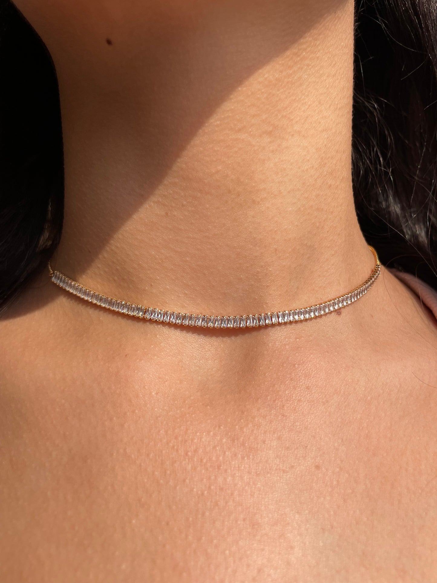 Half Adjustable Baguette Choker