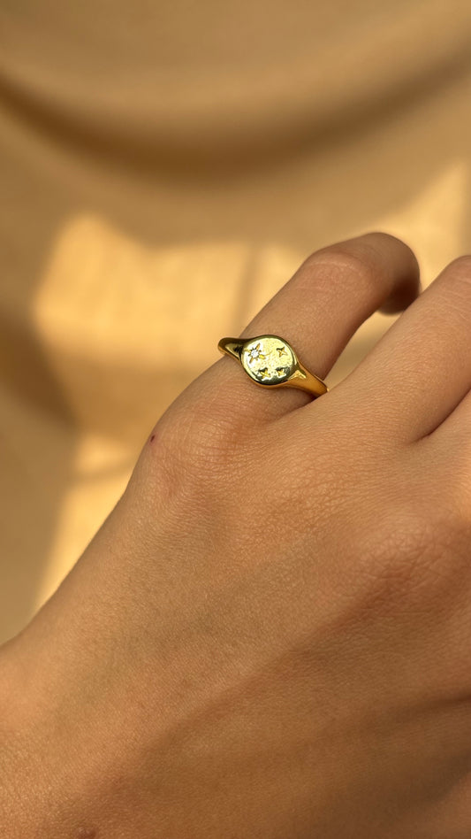 Stars Pinky Ring