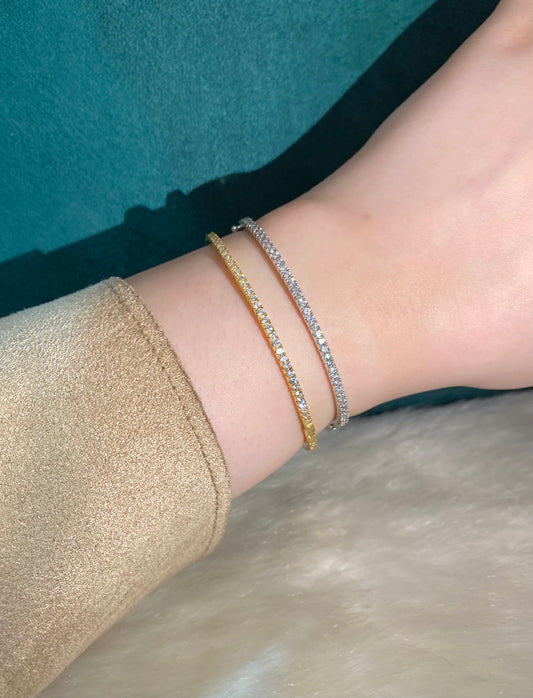 Thin Tennis Bangle