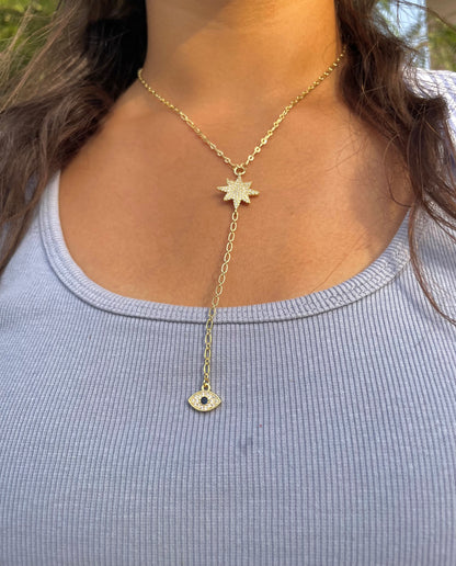 Evil Eye Star Necklace