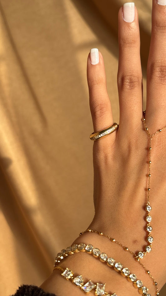 Gloria Dome Ring Diamond