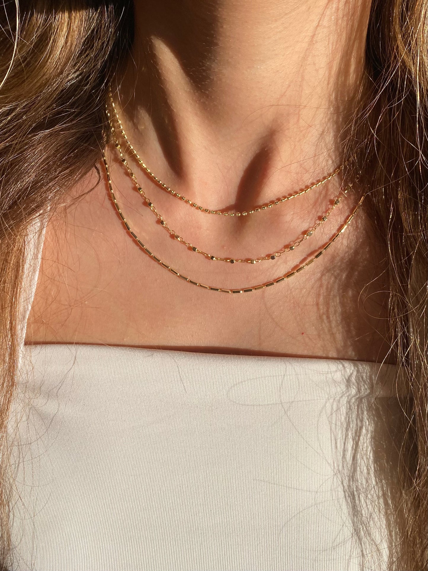 Trio chain necklace