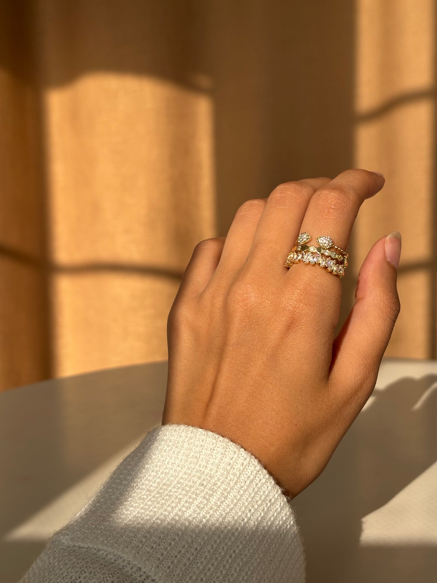 Baguette Layered Ring