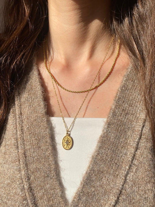 Double Layer Star Necklace