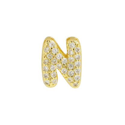 Petite Bubble Initial Necklace