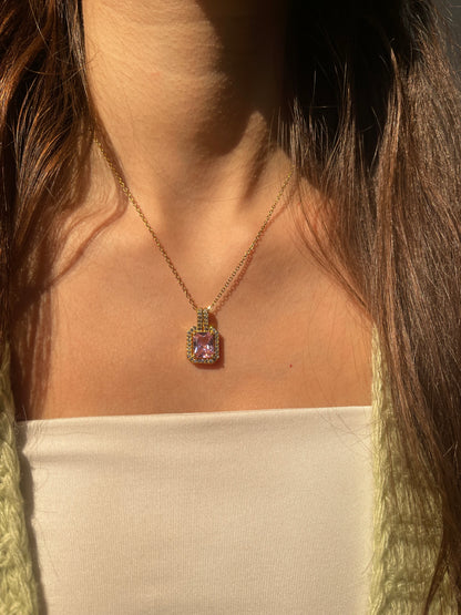 Pink Diamond Necklace