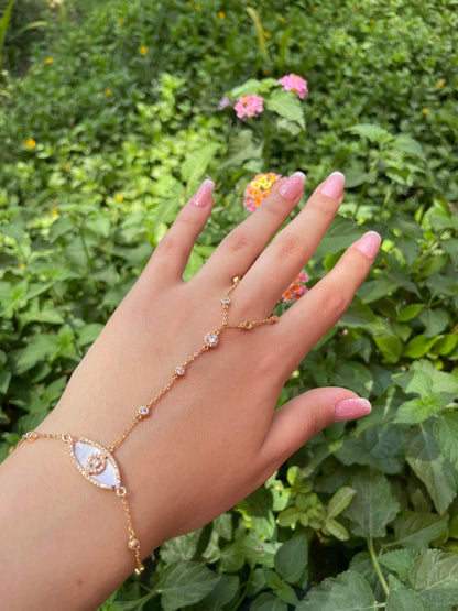 Evil Eye Hand Chain