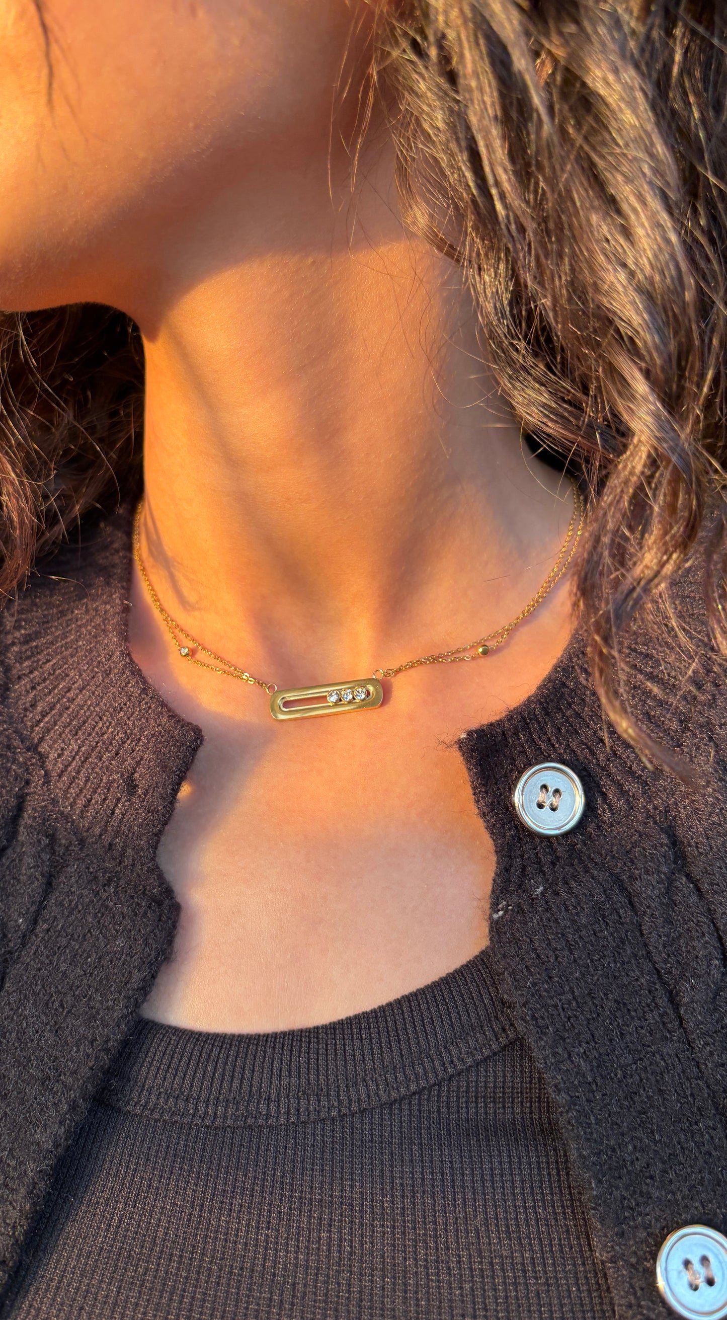 Diamond Baby Move Necklace