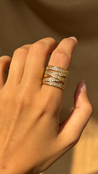Jade Gold Ring