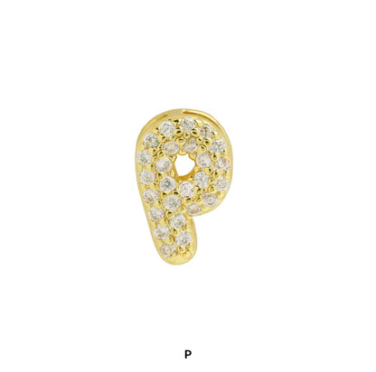 Petite Bubble Initial Necklace