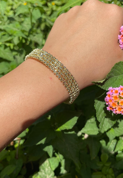Bling Bling Thick Bangle