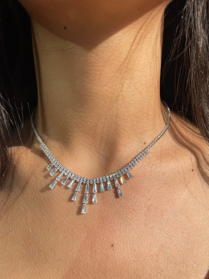 Emira Silver Necklace