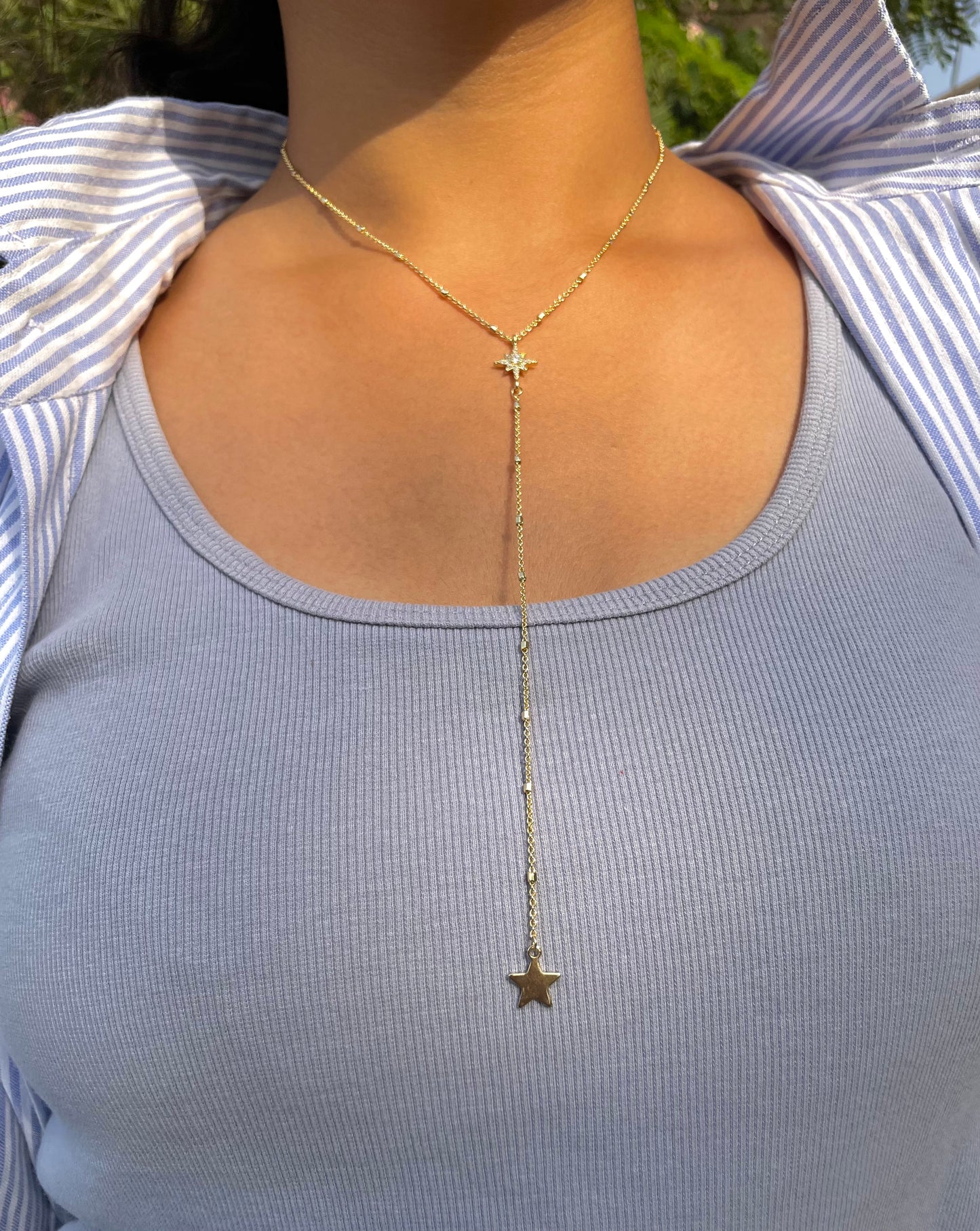Star Drop Necklace