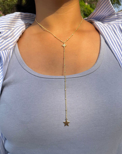 Star Drop Necklace
