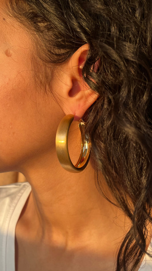 Large Sera Bold Hoop Earrings