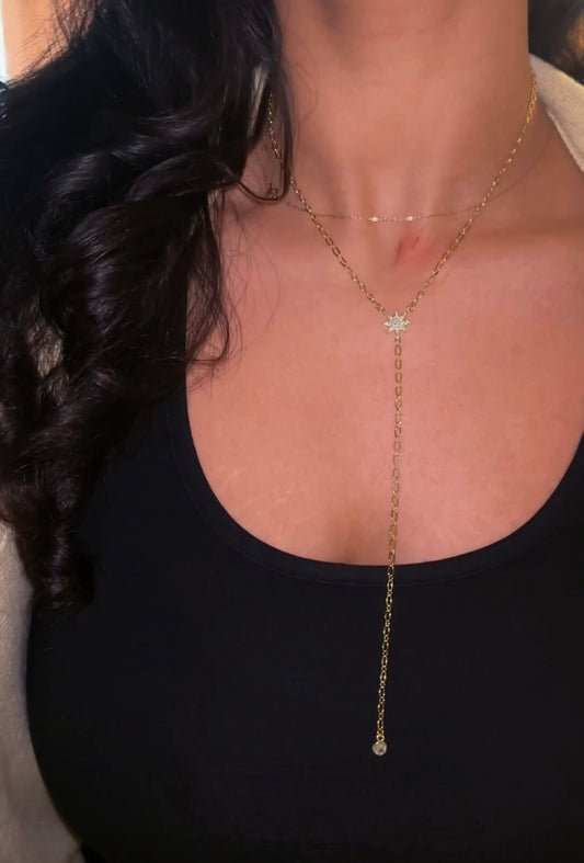 Star Drop Necklace
