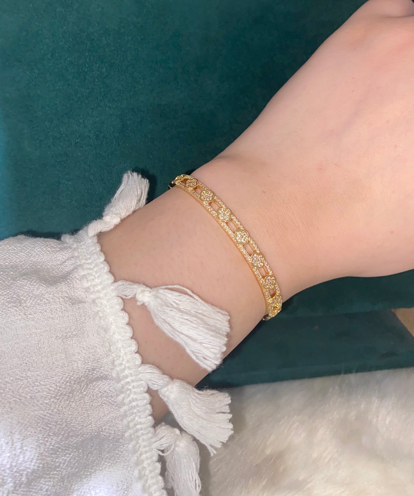 Mini Flowers Bangle