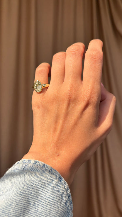 Golden Halo Pinky Ring