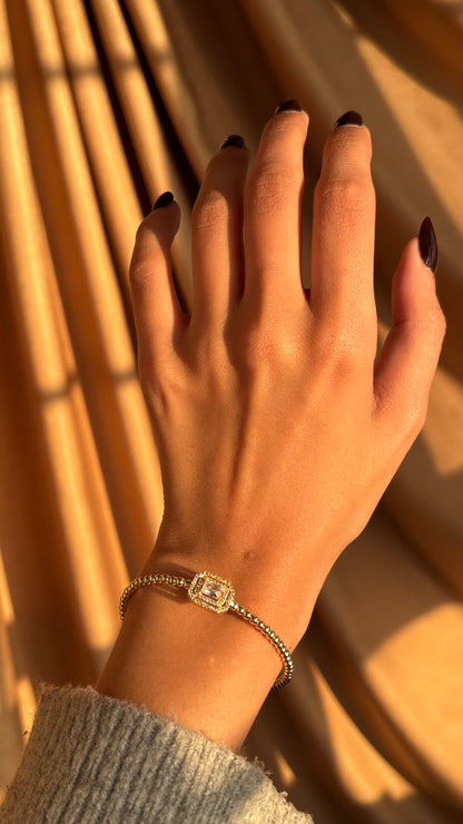 Single baguette bangle