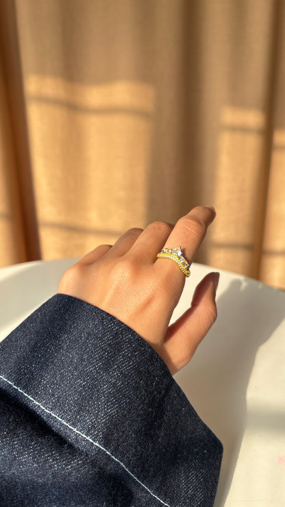 Crown Gold Ring