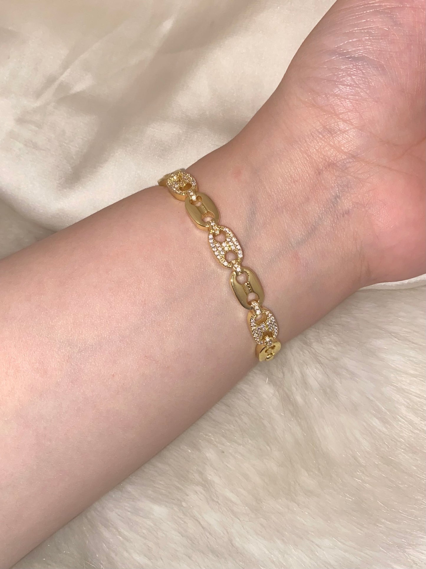 Connected Chain Bangle