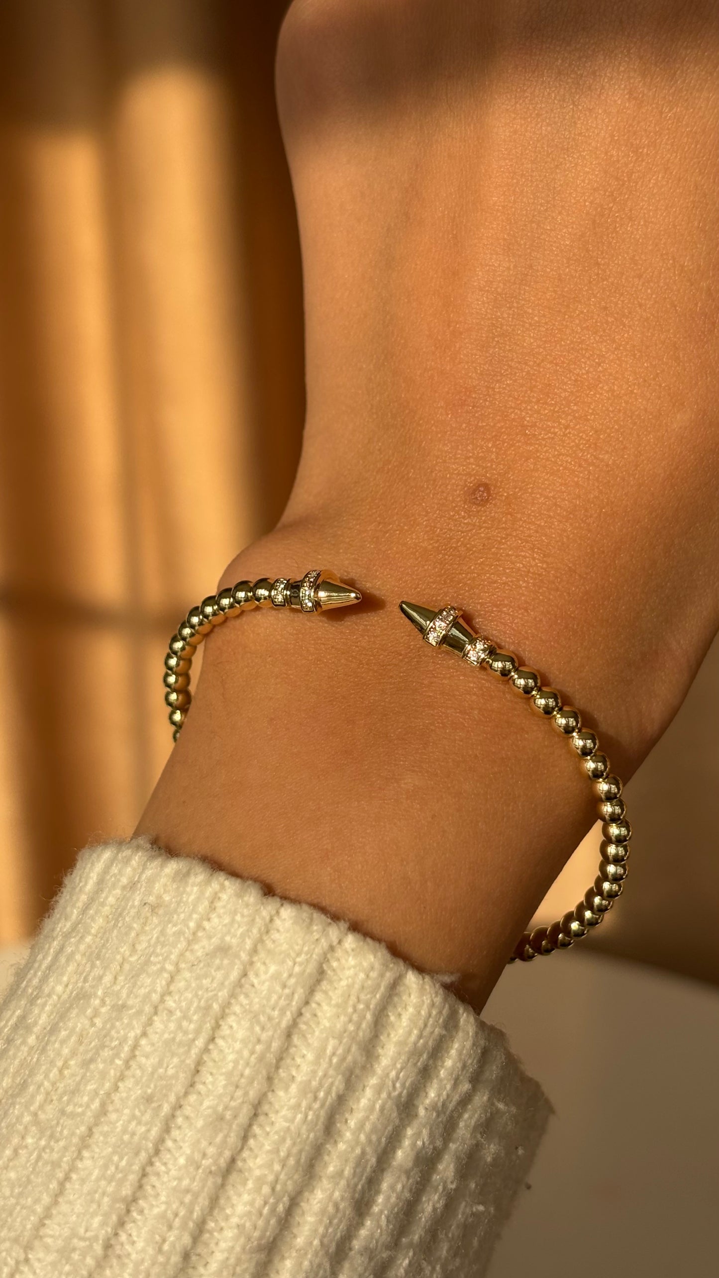 Arrow Gold Bangle