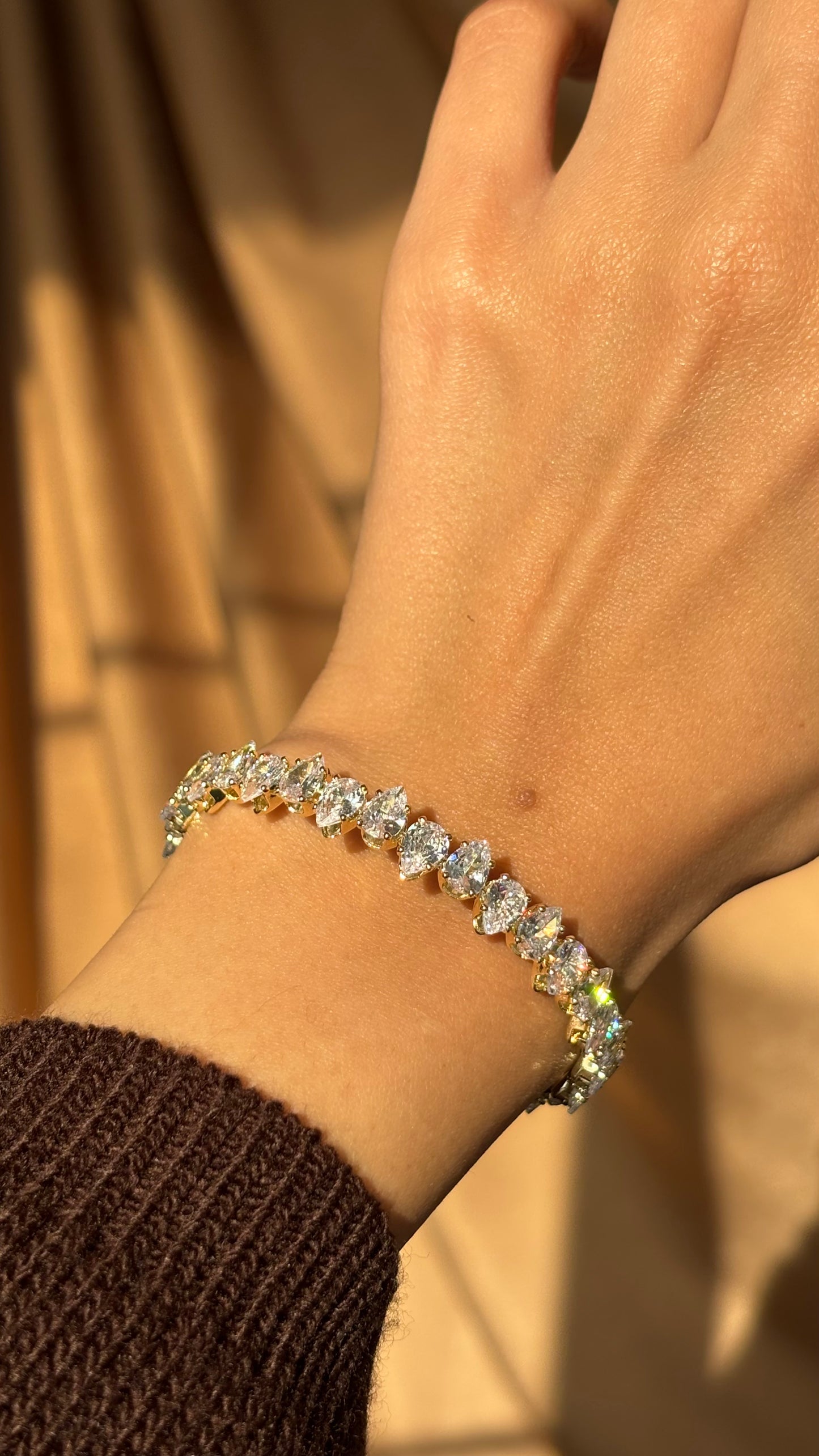 Gold Island Glow Bangle