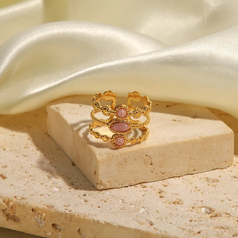 Pink Layered Ring