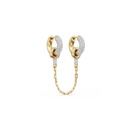 Sugar rush huggie connected Earrings