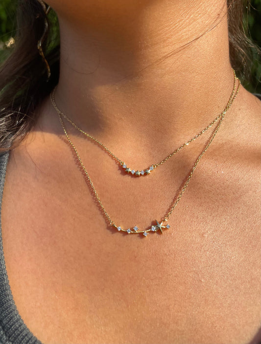 Galaxy Dust Layered Necklace
