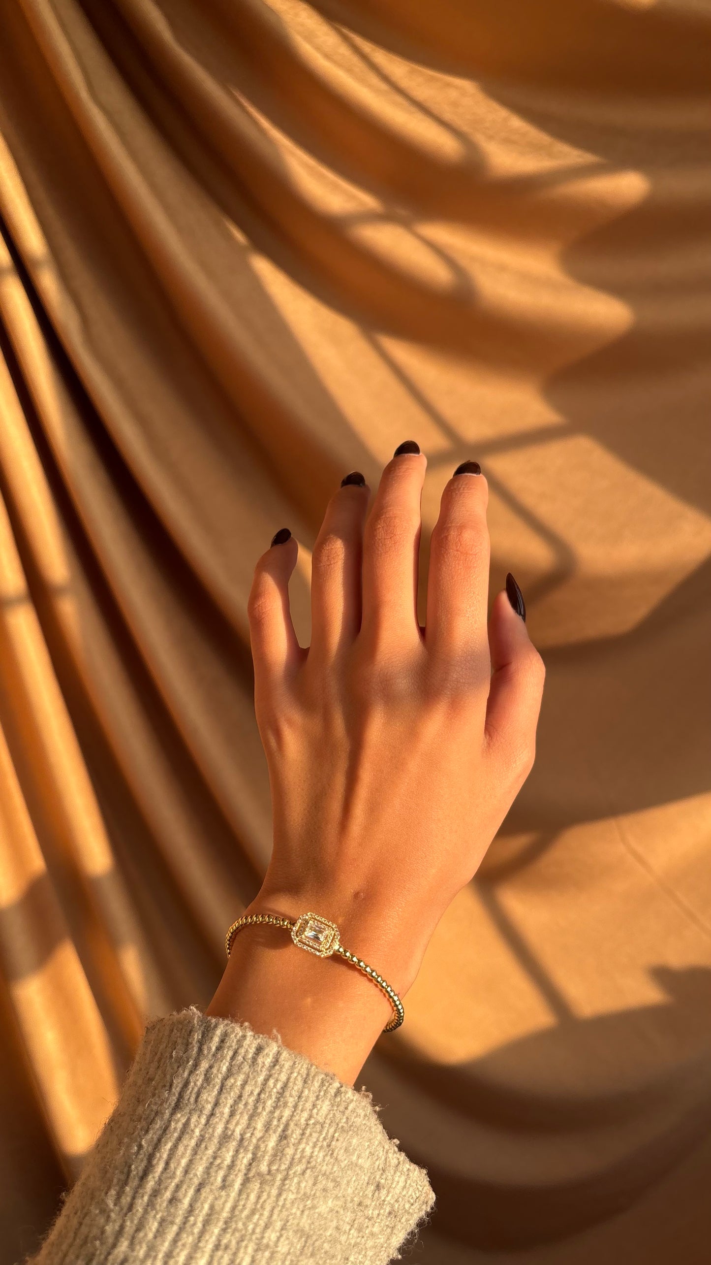 Single baguette bangle