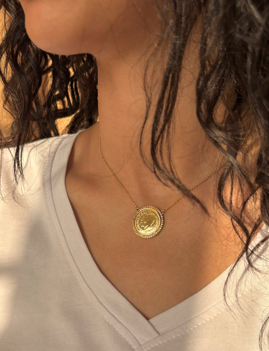 Coin Gold Necklace