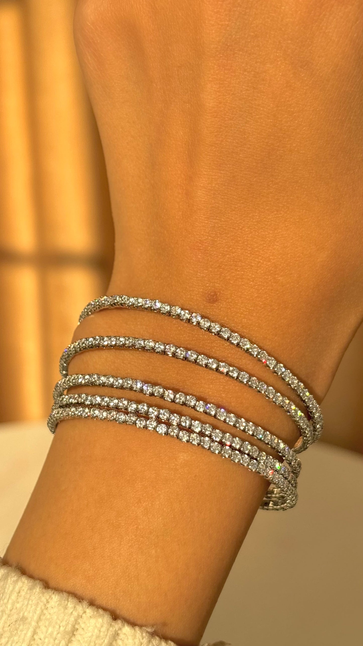 Elastic Tennis Bangle