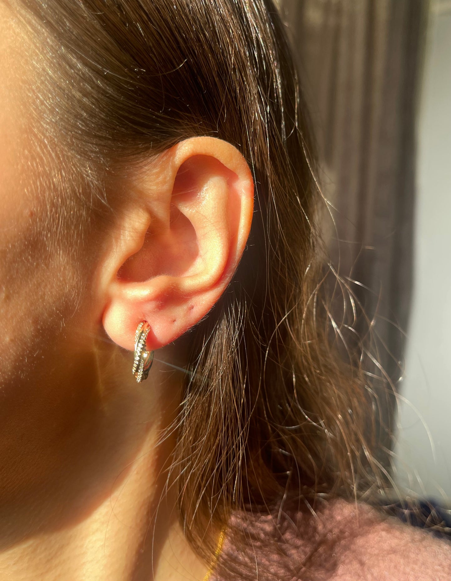 Twisted Hoop Earrings