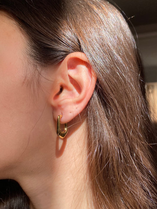 Curve Hoops Earrings