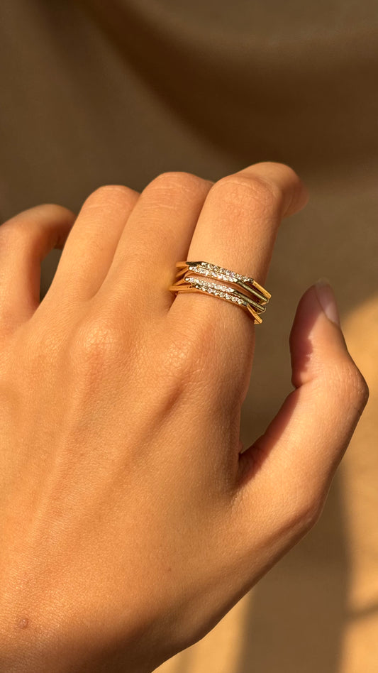 Rue Gold Ring