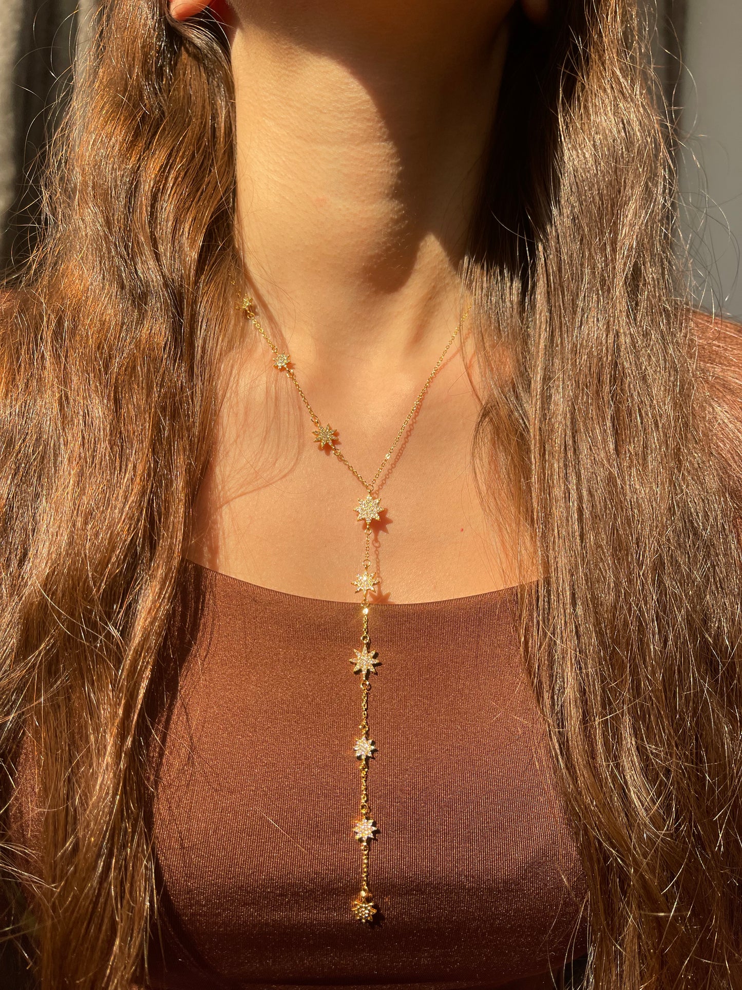 Stars Drop Necklace