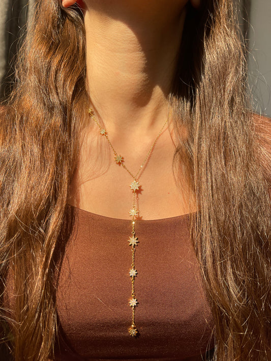 Stars Drop Necklace