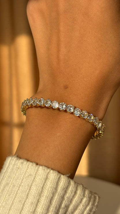 Round Tennis Bangle