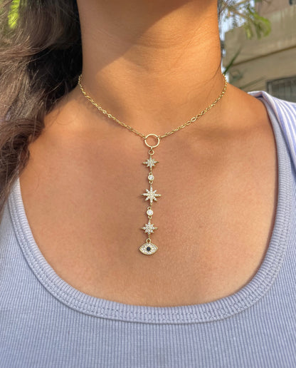 Evil Eye Drop Necklace