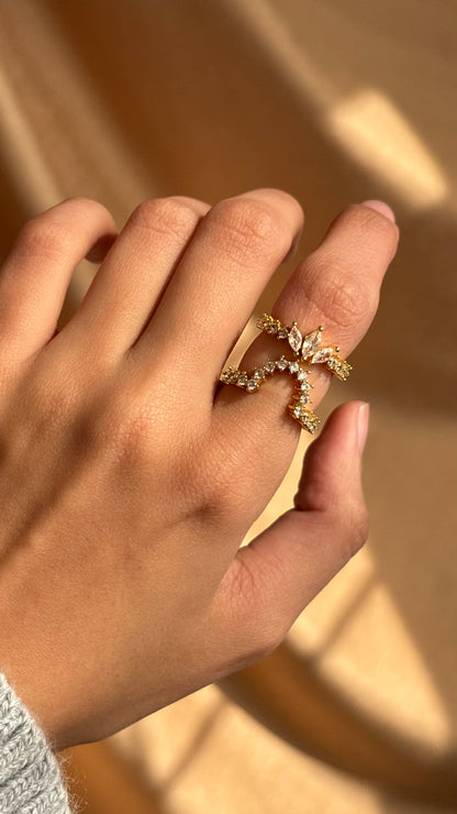 Crystal Stack Ring